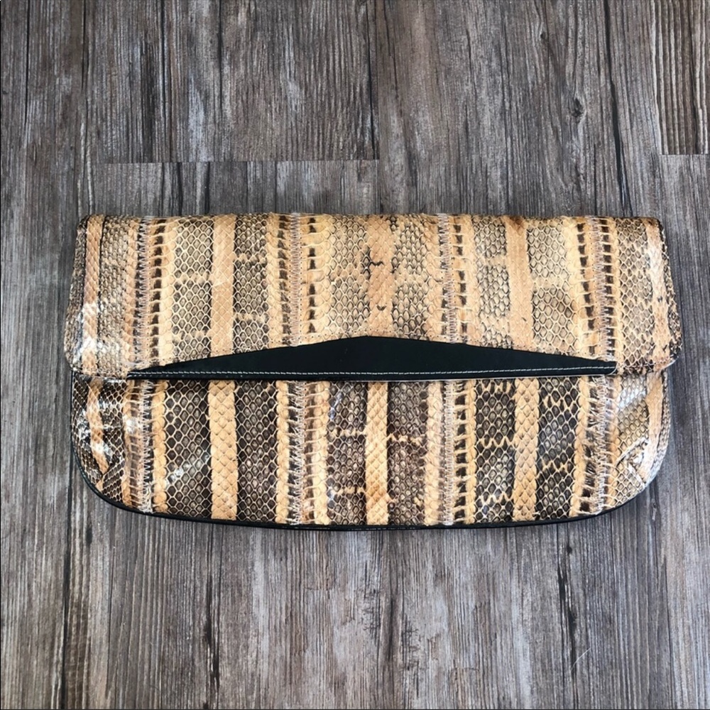 Vintage/snakeskin Clutch